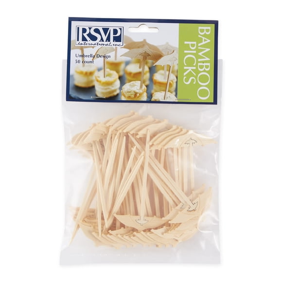 Pinchos de bambú RSVP International 9 cm, 50 unidades