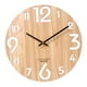 thumbnail image 1 of Reloj De Pared De Madera Con Pilas De Moda Para La Decoración Del Patio De La Sala De Estar En Casa 414, 1 of 2