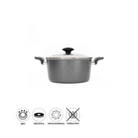 Olla Con Tapa 4L 24 Cm Every Day Aluminio Reciclado Gris 2 Piezas 1 Un Ilko