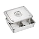 thumbnail image 3 of Chafing Buffet Chafer Set Hot Pot Chafer Para Banquetes Condimentos De Cocina 4 Compartimentos, 3 of 5