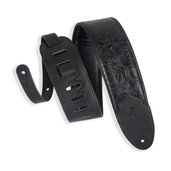 Correa para guitarra Levy's Leathers 3 Wide Garment Leather Rose