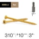 thumbnail image 2 of Tornillos Para Madera 48419 #10 X 75 Mm Caja De 2 27 Kg Color Canela, 2 of 9