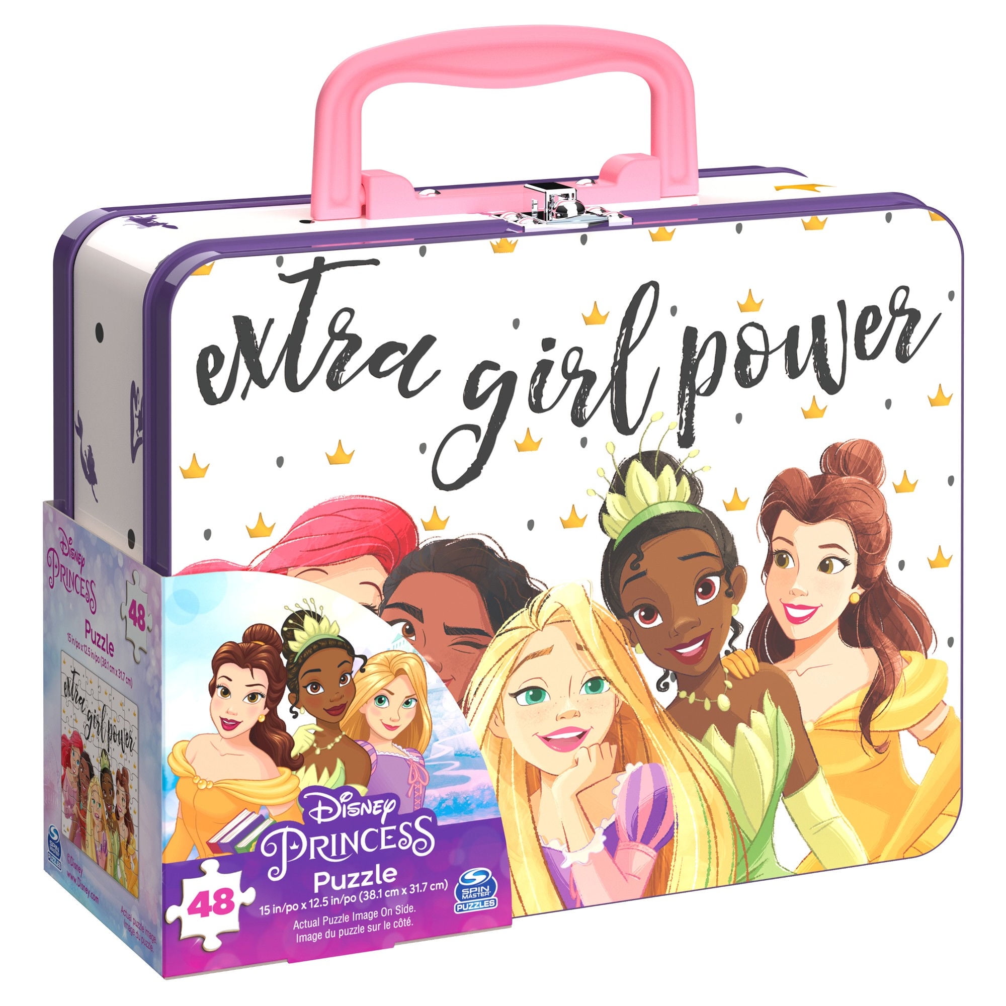 Spin Master - Puzzle Infantil Princesas En Maleta Metalica
