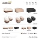 thumbnail image 4 of Funda para sofá de exterior Jin Hrtoyi 193x81x79 cm impermeable, 4 of 9