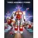 thumbnail image 4 of Figuras de acción para niños del robot dinosaurio Miebely de Transforming Toy, 4 of 6