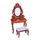 thumbnail image 3 of 1:12 Tocador Con Taburete Minimueble Para Escaparate Artesanal Juego De Rol, 3 of 5