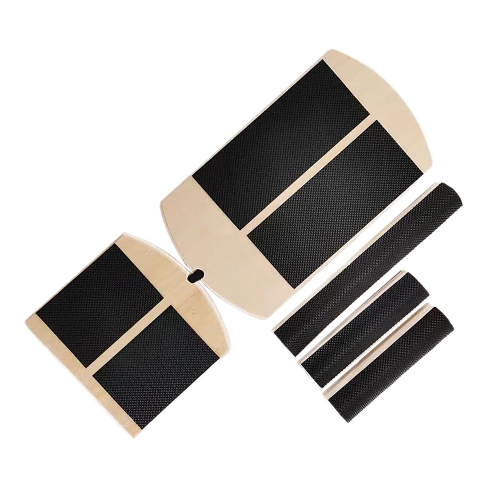 Magideal - Equipo De Entrenamiento De Equilibrio, Tabla De Equilibrio De Piernas, Pie De Madera Antideslizante Para Fitness, Ejercicios De Tobillo Para Uso Domés Estilo A