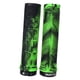 thumbnail image 2 of 2x Puños para manillar de bicicleta, empuñadura para bicicleta, empuñadura antideslizante, absorción de impactos, diámetro 22 mm, cubierta para manill Negro y verde, 2 of 4