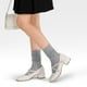 thumbnail image 2 of Zapato Mary Jane Negro PU acharolado Elegante Mujer Weide YL65, 2 of 8