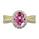 thumbnail image 1 of Anillo de Compromiso de Moissanita de 1.5 Quilates Color D Claridad VVS1 Anillo de Oro con Diamante Plata Esterlina 925 Anillos de Boda para Mujer Talla 5-9, 1 of 7