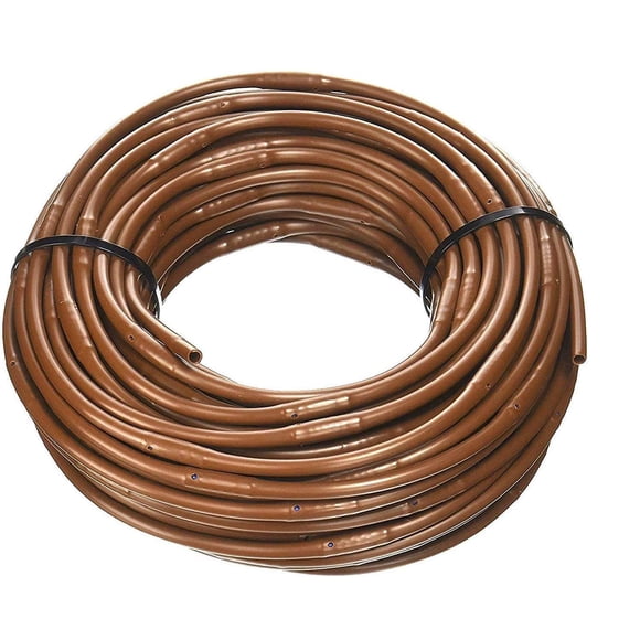 Línea de goteo Dripline One Stop Outdoor fabricada en EE. UU. de 1/4'' con separación entre emisores