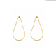 thumbnail image 1 of Aros Golden Drop Flow con Baño de Oro 18K., 1 of 3
