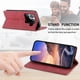 thumbnail image 3 of Funda tipo cartera con bloqueo RFID para Xiaomi 15 Pro Con tapa abatible, portatarjetas, cierre magnético, TPU y soporte Rojo, 3 of 6