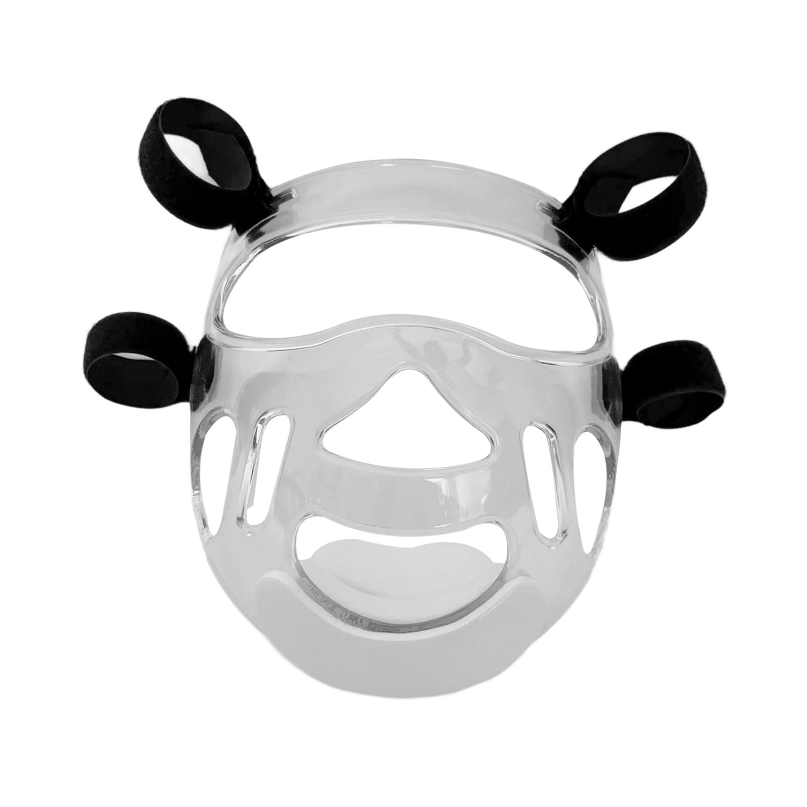 Ioensy - Equipo De Máscara De Taekwondo Transparente, Protector Facial Completo Para Adultos, Sparring, Fútbol, Grande