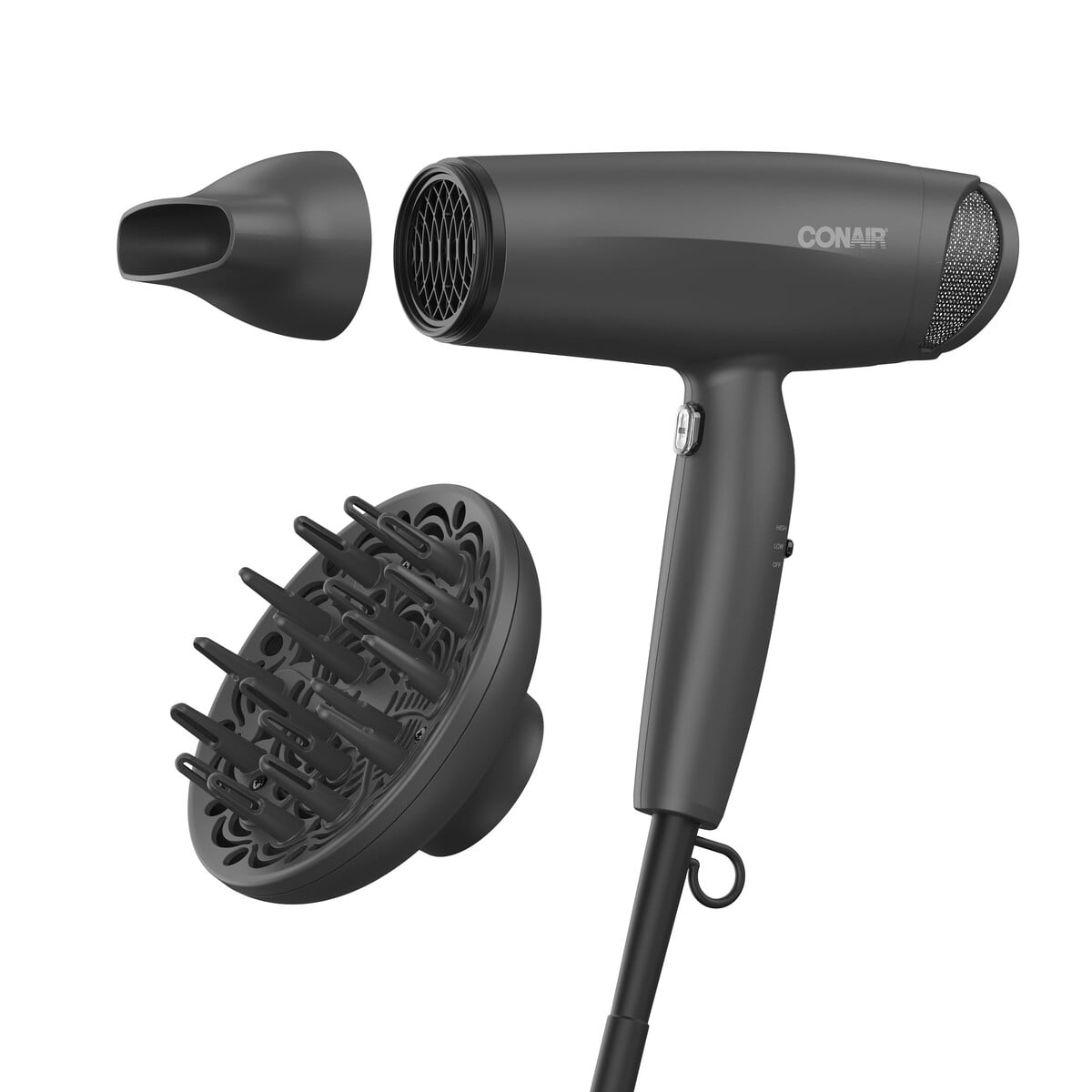 Secador De Pelo Conair Radiance Boost Nanoquartz 1875w Gris