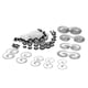 thumbnail image 3 of 54pcs Kit De Calibres Tapones Y Tapones En Espiral 14G-00G Kit De Estiramiento Transparente, 3 of 3