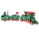 thumbnail image 3 of Navidad tren de madera adorno de madera juguete de navidad vehículos decoración regalo verde, 3 of 5