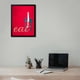 thumbnail image 2 of Cuadro Decorativo 35x45 Marco Negro Cubiertos Fondo Rojo, 2 of 2