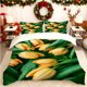 thumbnail image 1 of Yellow Tulip Print Duvet Cover Set Bedding Set Includes Duvet Cover + 2 Pillowcases Suitable for All Seasons Essential for Home Bedroom and Guest Rooms Perfect, 1 of 1