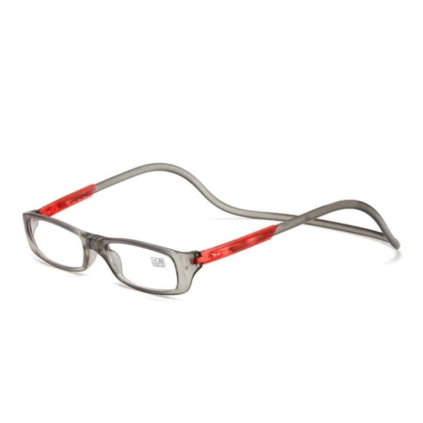 Las gafas de lectura magnéticas se pueden colgar alrededor del cuello para facilitar su transporte, gafas de lectura plegables.