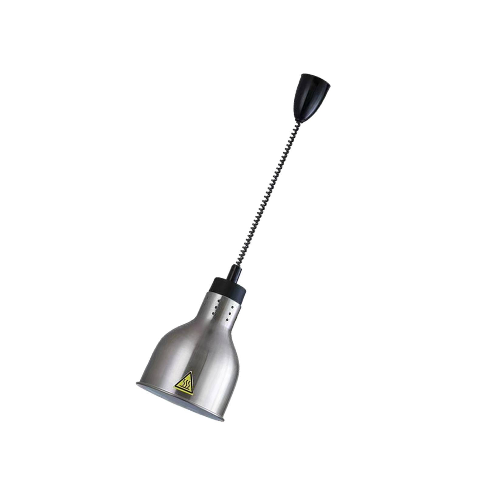 Bothyi - Lámpara Calentadora De Alimentos Retráctil Colgante Para Comida Caliente, Cocina, Catering, Argent B
