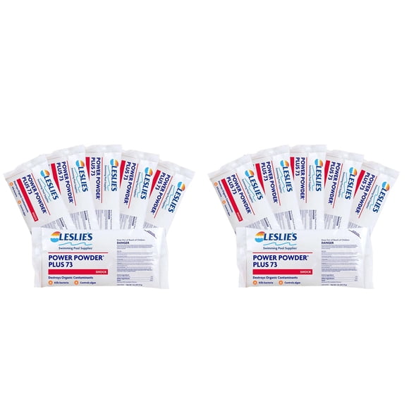 Cloro de choque Leslie's Power Powder Plus 73 12 x 453 g