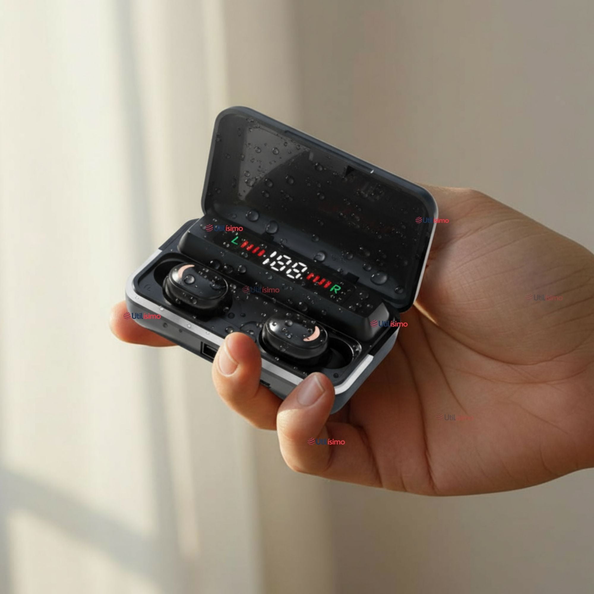 Line - Audífonos Inalámbricos Bluetooth Ios Android Sonido Estéreo Negro