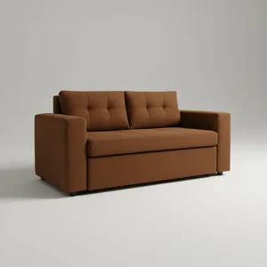 Flobal - Sofá 3 Cuerpos Florencia Marron - Repelente A Líquidos