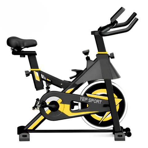 Yep - Bicicleta Spinning Anti Shock Pro 14 Kg Disco 1016-4 Amarillo