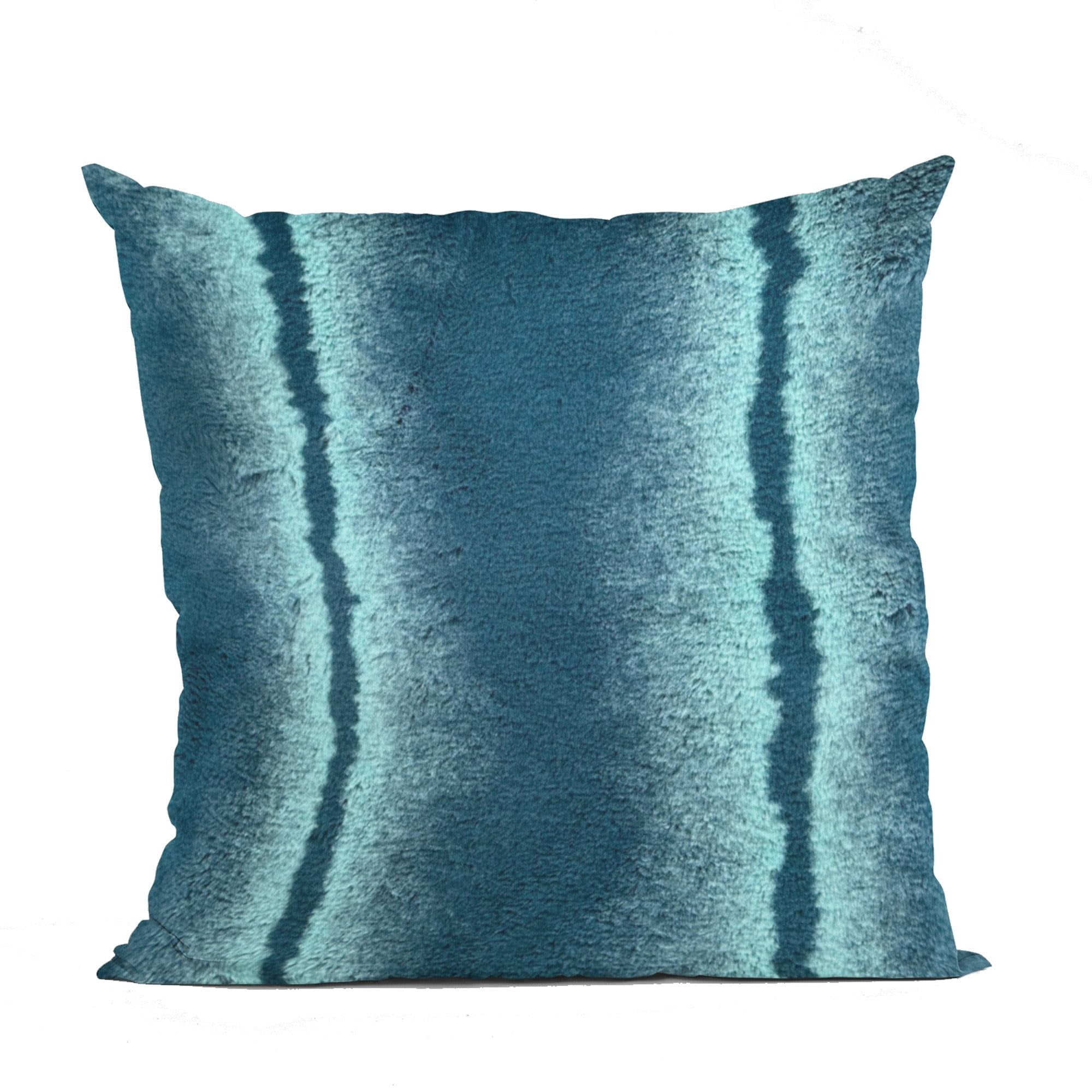 Plutus Brands - Cojín Plutus, Piel Sintética Plutus, Color Verde Azulado Y Esponjoso, 30 X 50 Cm