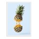 thumbnail image 1 of Cuadro Piña Minimal con Marco Blanco, 1 of 1