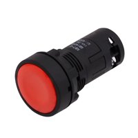 Ioensy - Interruptor De Botón Momentáneo De 22 Mm Para Piezas De Reparación De Equipos De Maquinaria Redondo