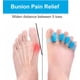thumbnail image 4 of Separadores de dedos de gel, extensores de dedos de gel, separadores de dedos, para relajar los dedos, aliviar juanetes, dedos en martillo, prevenir la superposición de dedos para mujeres y hombres (2, 4 of 7