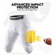 thumbnail image 4 of Faja de fútbol americano Penveer 7 almohadillas juvenil blanca YM, 4 of 6