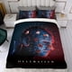 thumbnail image 4 of Hellraiser: Pinhead Conjunto de sábanas temático, trío de piezas, cómodo y amigable con la piel, diseño único, regalo de decoración para el hogar para familiares, amigos y fans,173cm *218cm, 4 of 6