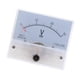 thumbnail image 4 of 85c1 dc rectángulo amperímetro amperímetro actual voltímetro panel analógico 0-30 v, 4 of 5