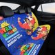 thumbnail image 4 of El Mundo de Ryan-theme Car Rear Seat Covers Back Elastic Flexible Car Seat Covers Decorative Fits Most Cars 120x59x76cm, 4 of 6