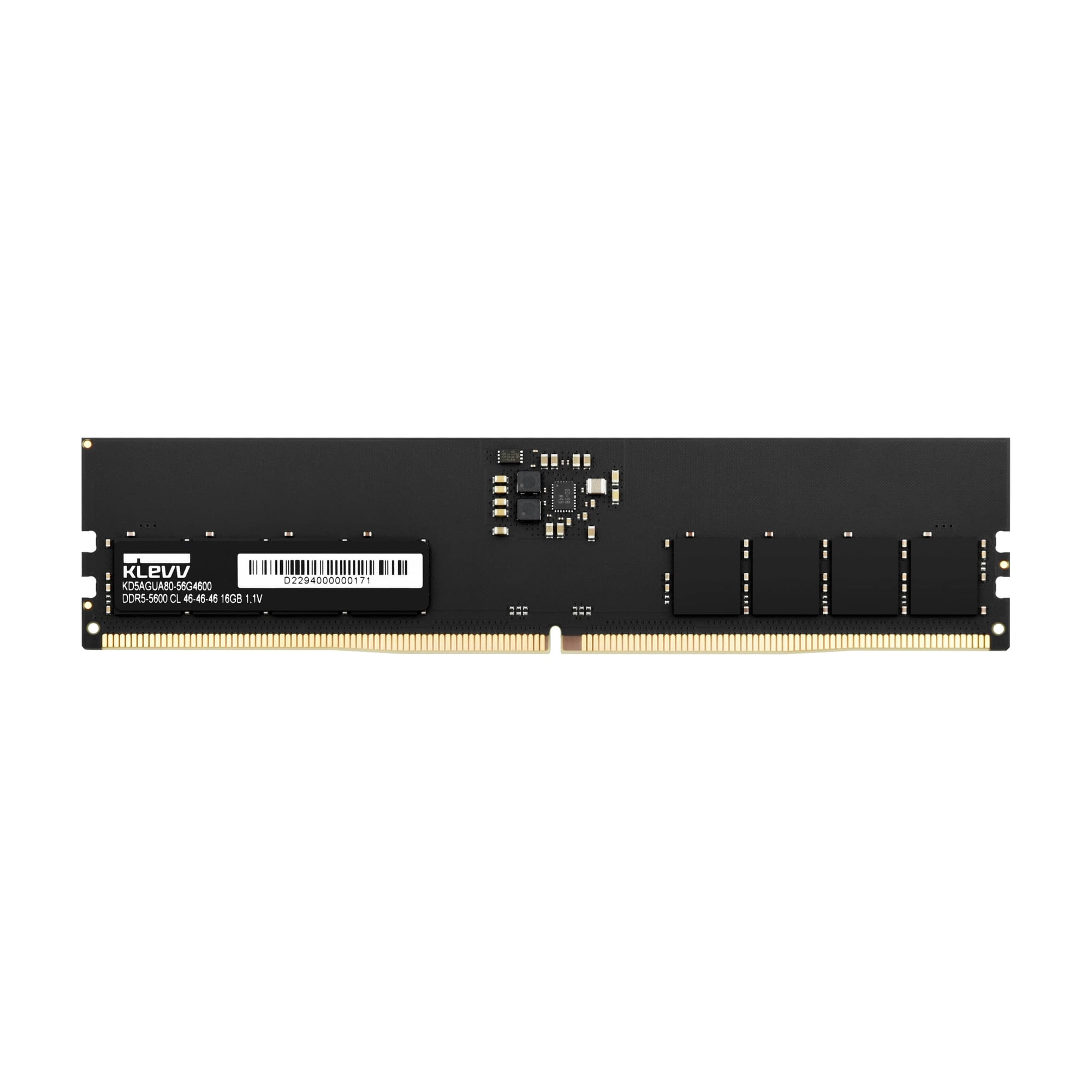 Klevv - Memoria Ram Klev Ddr5 16 Gb (1 X 16 Gb) 5600 Mhz Cl46 Udimm