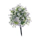 thumbnail image 3 of Bola De Flores Violetas Artificiales, Arbusto De Vegetación Artificial, Plantas Falsas Para Jardín, Color Blanco, 3 of 5