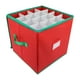 thumbnail image 2 of Caja De Almacenamiento De Adornos Navide?os De 64 Rejillas, Estuche Protector Plegable Para El Hogar, 2 of 5