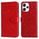 thumbnail image 1 of Funda tipo cartera FOXDOCK para Xiaomi Redmi 12 4G , diseño girasol en relieve, cuero PU, cierre magnético, soporte y tarjetero, 1 of 5