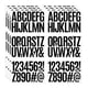 thumbnail image 1 of Stickers de vinilo con letras Jiepuxiter de 3" impermeables, 384 piezas, 1 of 8