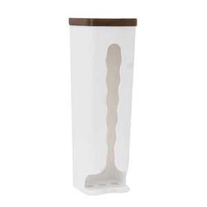 Magideal - Caja Para Guardar Calcetines Y Bragas, Organizador De Armarios, Versátil Caja Colgante, Organizador De Bolsas De Basura Para Cocina. Blanco