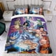 thumbnail image 4 of Dragon Ball Conjunto de sábanas temático, trío de piezas, cómodo y amigable con la piel, diseño único, regalo de decoración para el hogar para familiares, amigos y fans,140cm *210cm, 4 of 6