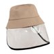 thumbnail image 5 of Para Bebés Y Ni?os Anti-escupir Sombrero Protector Tapa Cubierta Exterior Seguridad Café, 5 of 5