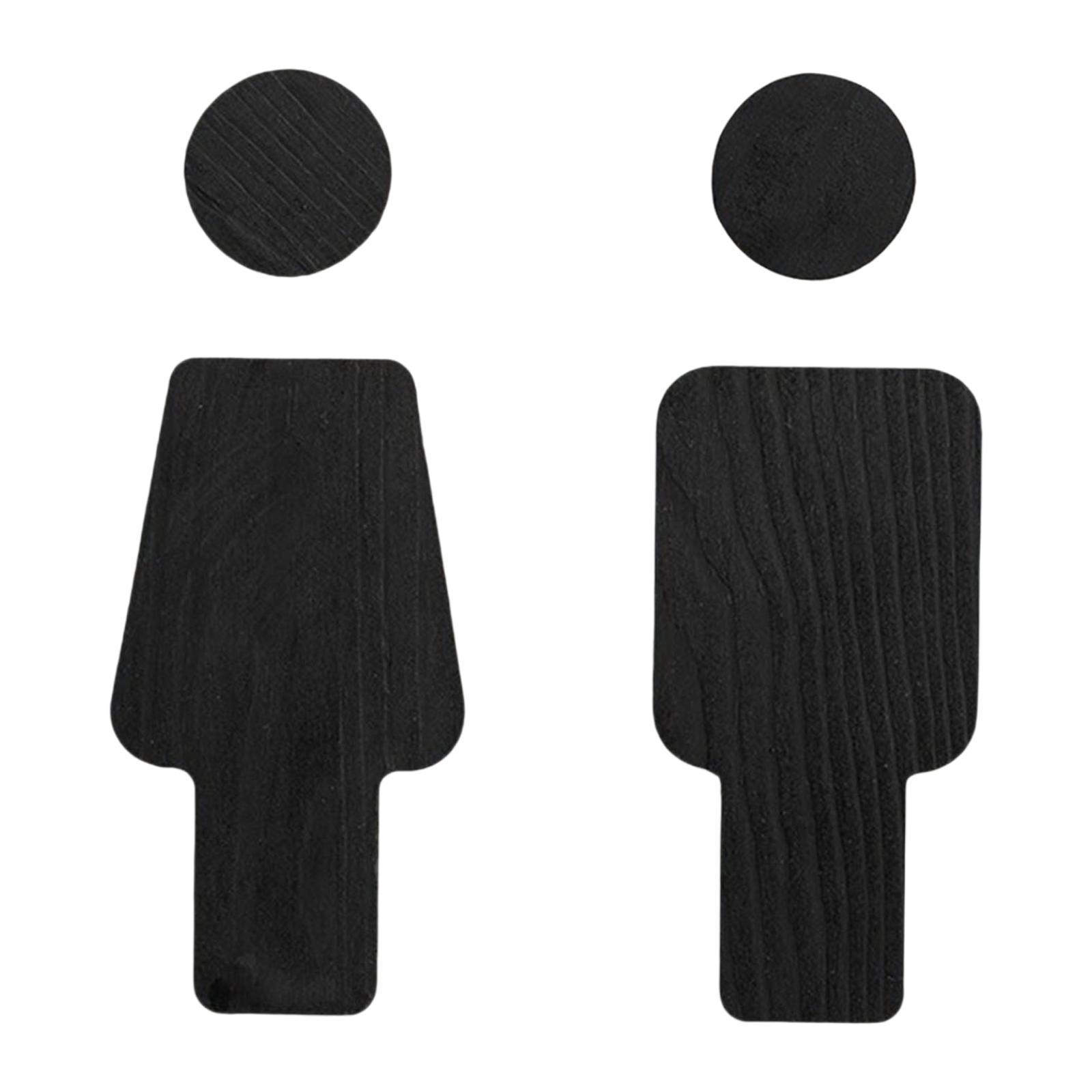 Bothyi - Letreros De Baño Para Hombres Y Mujeres, Decoración De Madera Para Restaurantes, Hoteles Y Lugares Públicos
