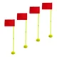 thumbnail image 1 of Pack 4 Banderines Corner Enroscable Con Base 1.50 Mtrs, 1 of 2