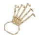 thumbnail image 3 of Pulsera De Mano Esqueleto Con Pulsera De Elasticidad De Anillos Para Fiesta De Oro, 3 of 5