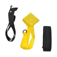 Magideal - Correa De Entrenamiento De Fuerza, Cinturón De Ejercicio De Entrenamiento De Natación, Dispositivo De Entrenamiento De Natación De Resistencia A La Tr Amarillo M