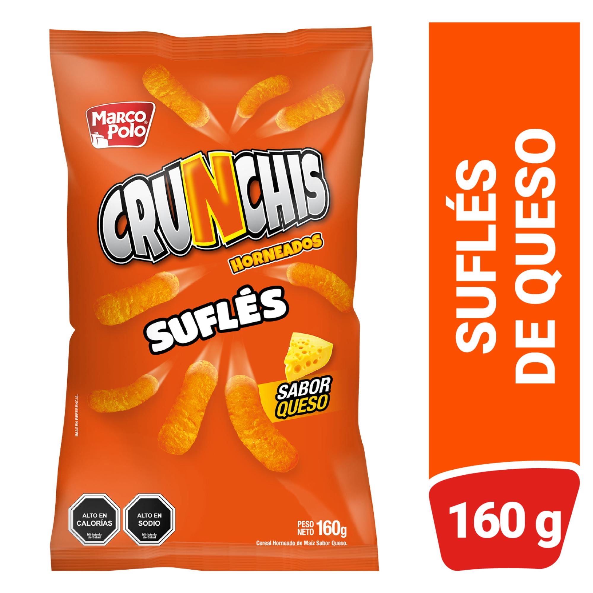 Suflés Crunchis Queso 160 g Marco Polo